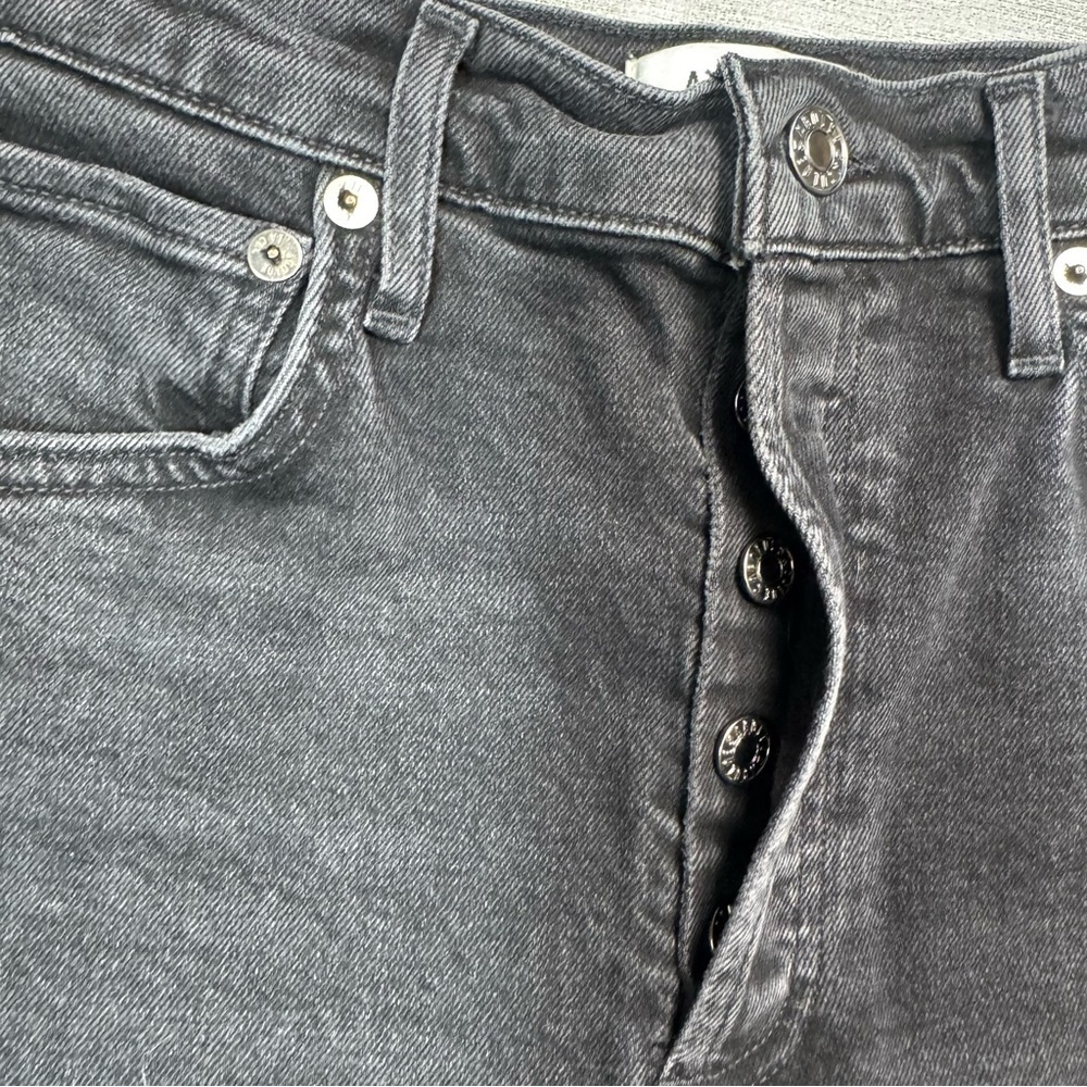 Agolde Riley High Rise Straight Crop Jeans In Panoramic Size 28 - Picture 5 of 8
